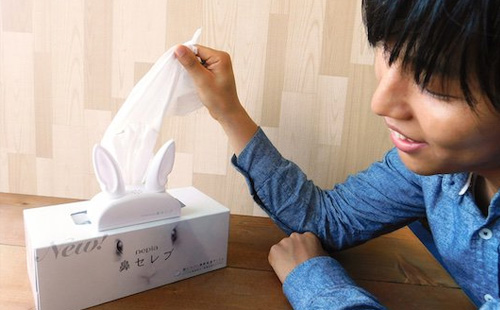 创意营销产品:纸巾盒上可以说话的“耳朵”
